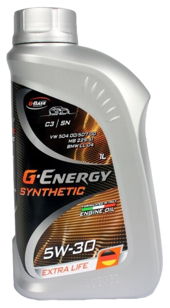 G-Energy Synthetic Extra Life 5W-30 1 л масло моторное (G-ENERGY: 253142479)